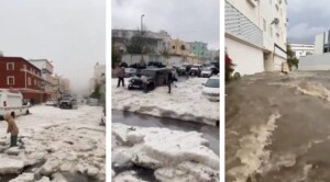grandine alluvione arabia saudita