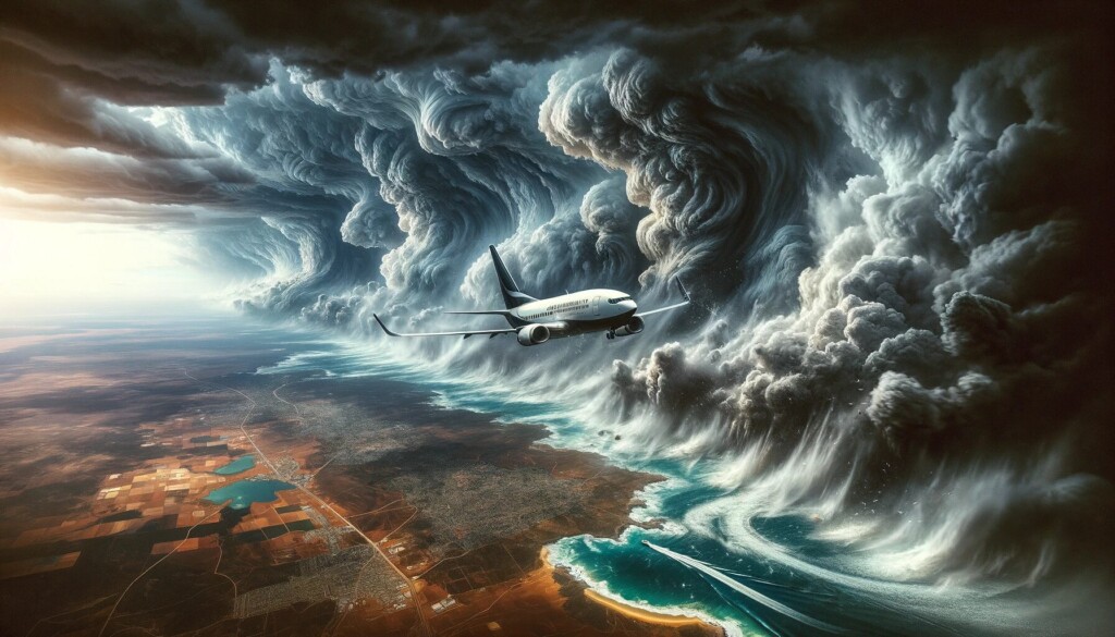maltempo aereo turbolenza
