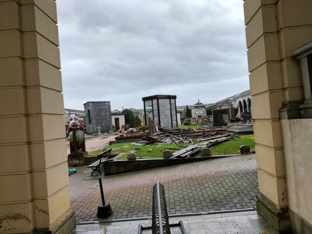 maltempo cimitero pernate