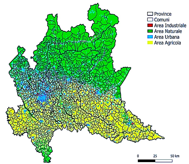 mappa inquinamento lombardia