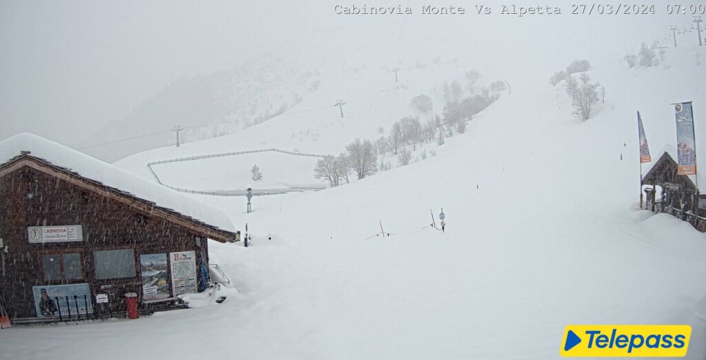 neve cuneo piemonte oggi 27 marzo