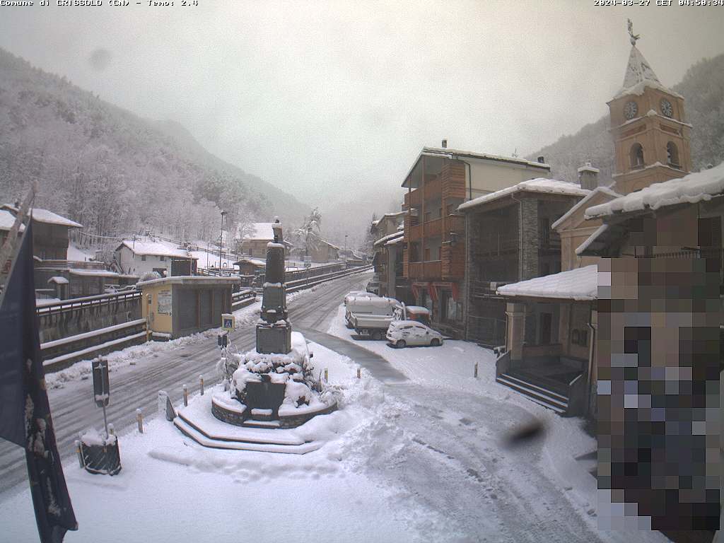 neve cuneo piemonte oggi 27 marzo