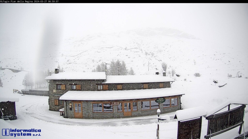 neve cuneo piemonte oggi 27 marzo