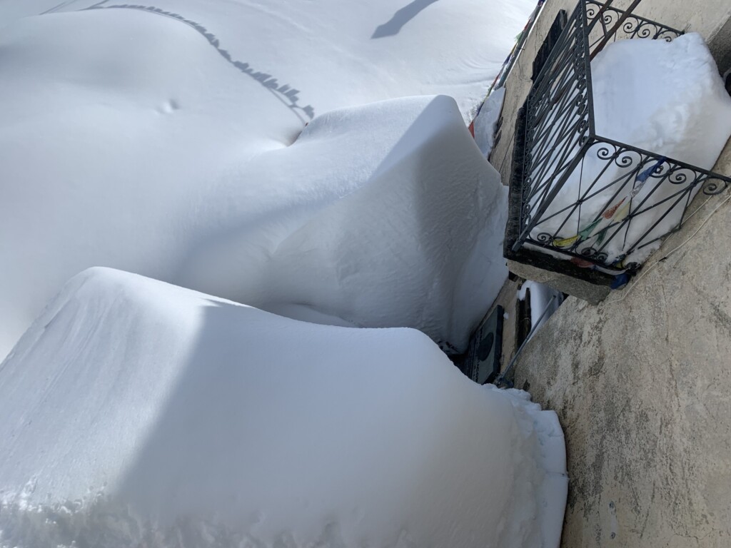neve rifugio selleries piemonte