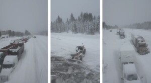 neve sierra nevada mezzi bloccati california