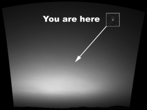 prima immagine terra marte