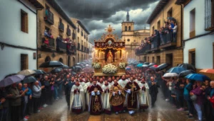 processione pioggia spagna