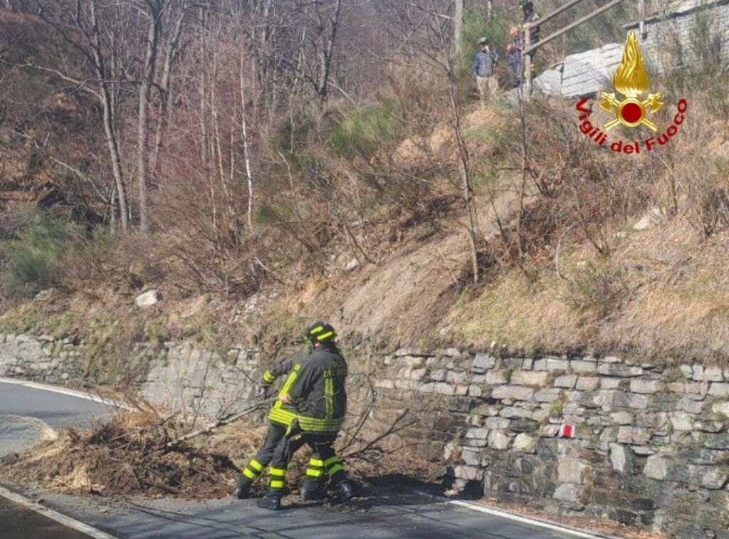 smottamento statale 337 della valle Vigezzo piemonte