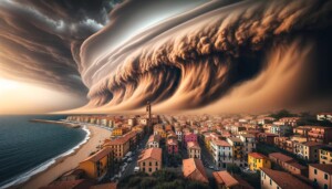 tempesta di sabbia