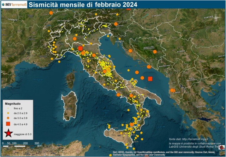 terremoti italia febbraio 2024