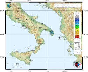 terremoto oggi puglia lecce grecia corfù