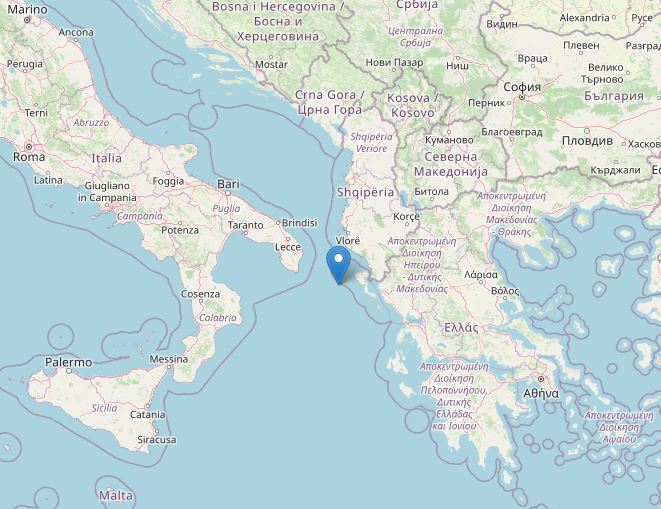 terremoto puglia corfù grecia