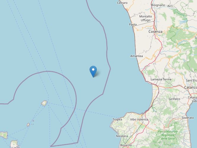 terremoto tirreno calabria