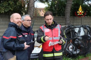 vigili del fuoco esercitazione