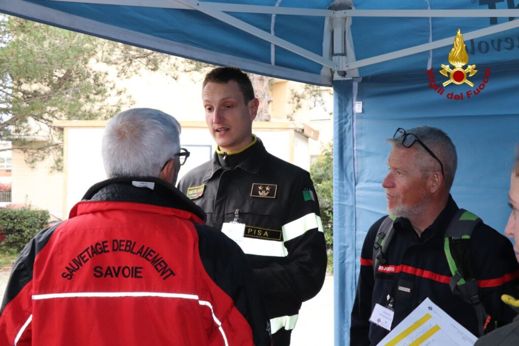 vigili del fuoco esercitazione