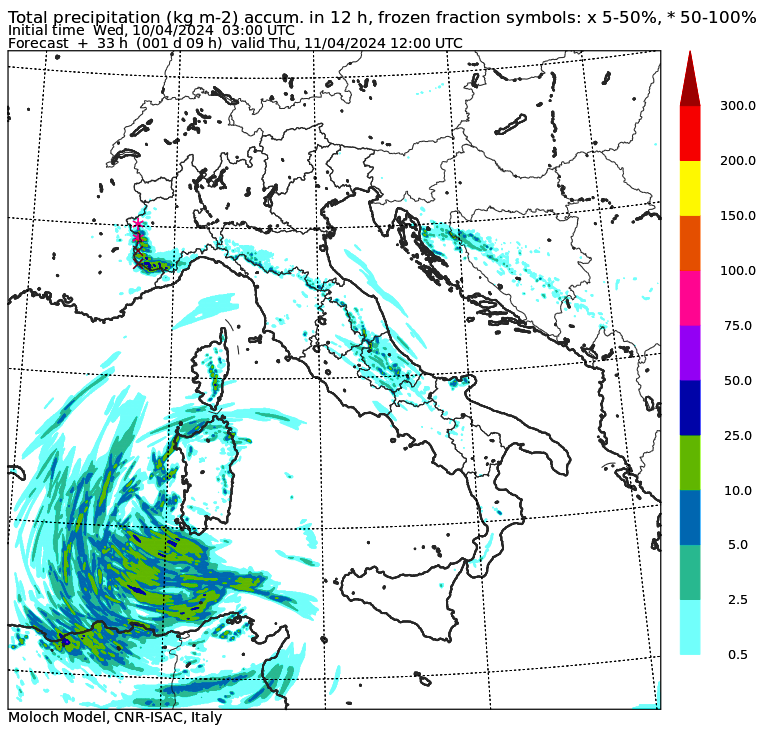 allerta meteo giovedì 11 aprile