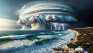 allerta meteo shelf cloud mare