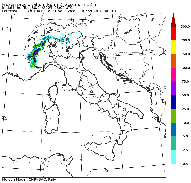 allerta neve 1 maggio