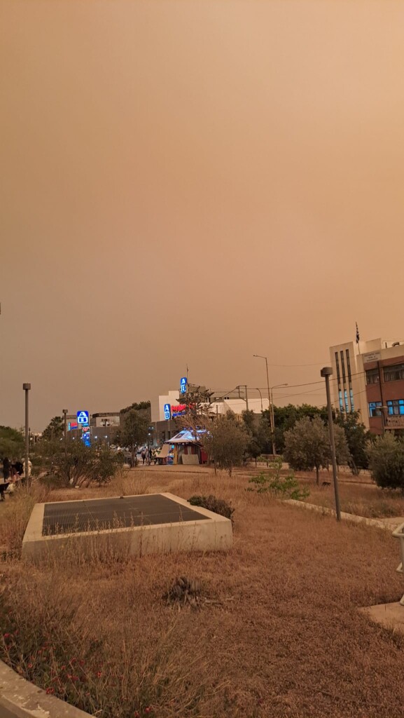 atene sabbia polvere sahara greci