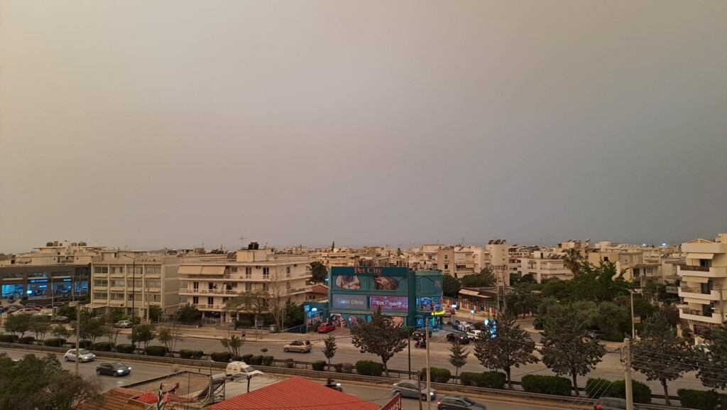 atene sabbia polvere sahara greci
