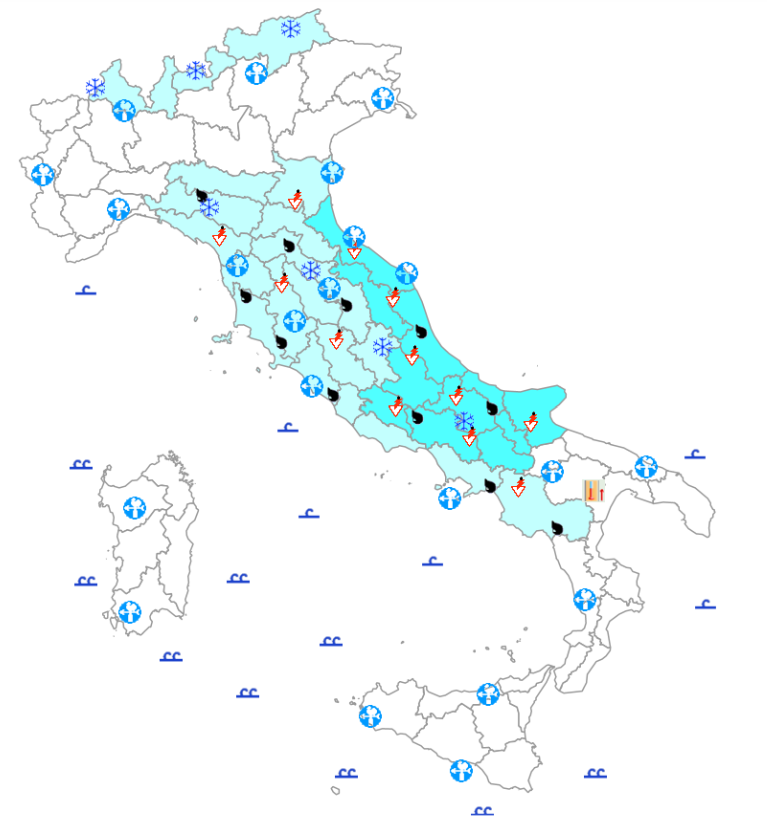 bollettino meteo protezione civile 20 aprile