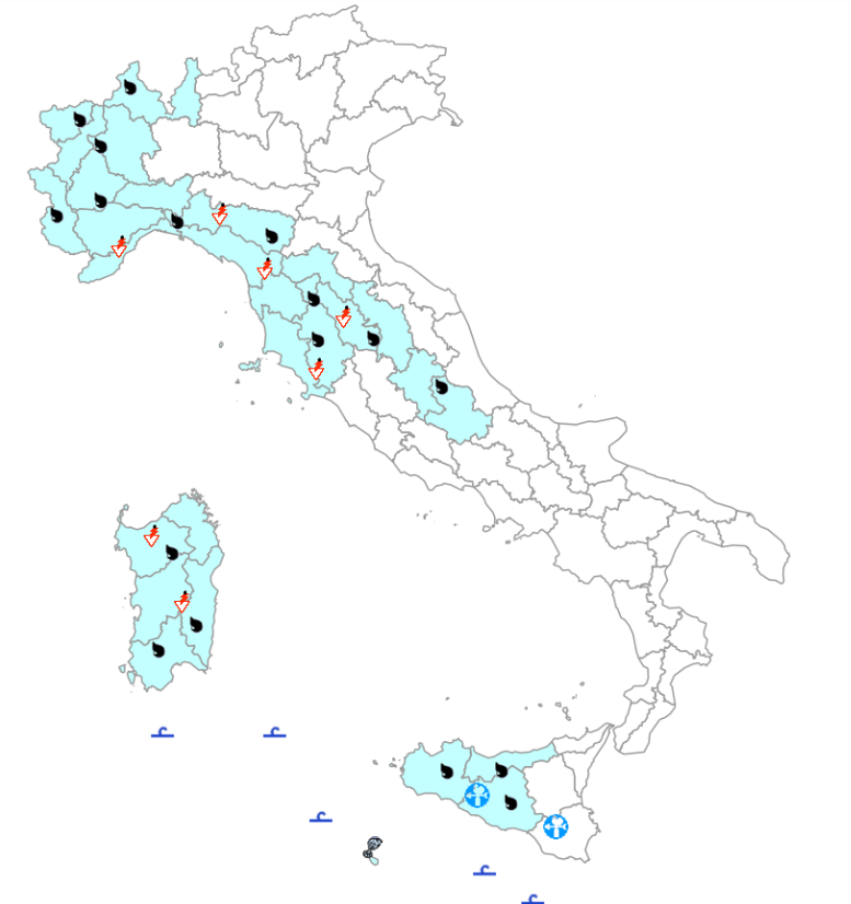 bollettino meteo protezione civile 30 aprile