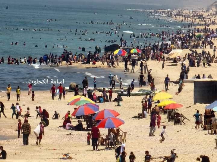caldo spiagge striscia di gaza