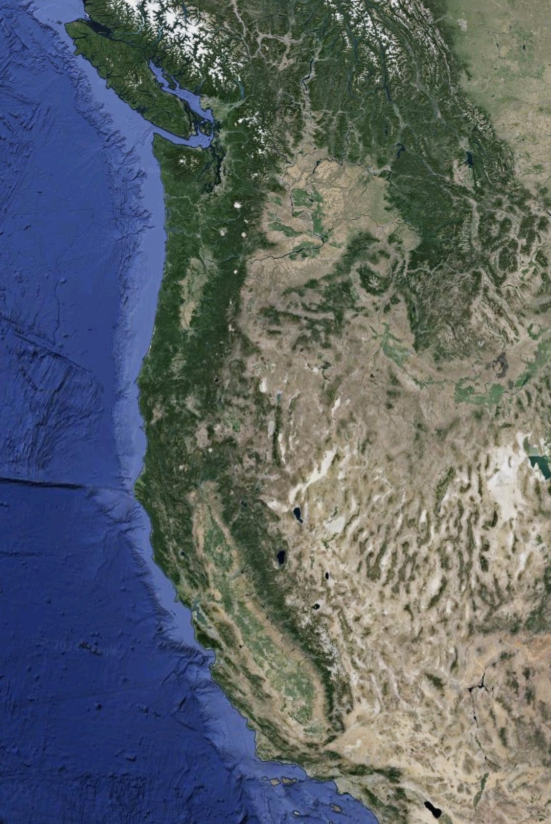 costa occidentale USA