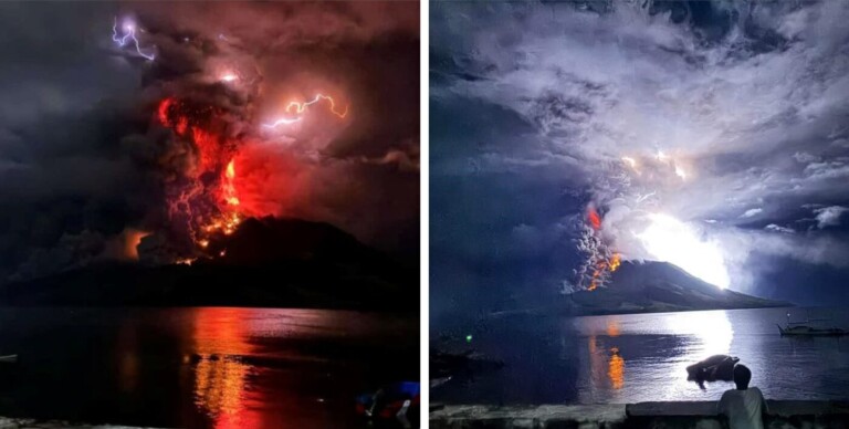 eruzione ruang indonesia