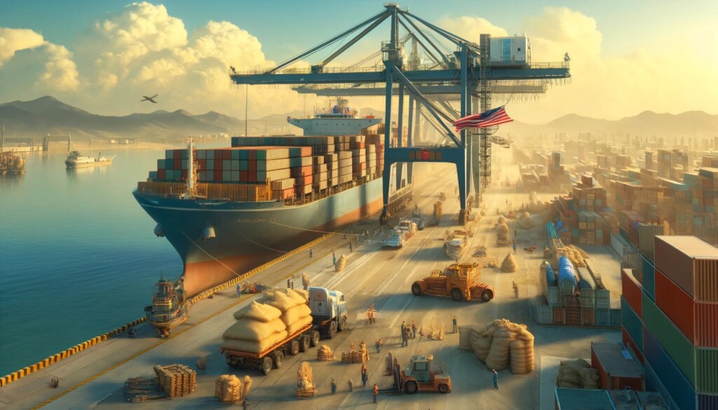 export grano cina usa