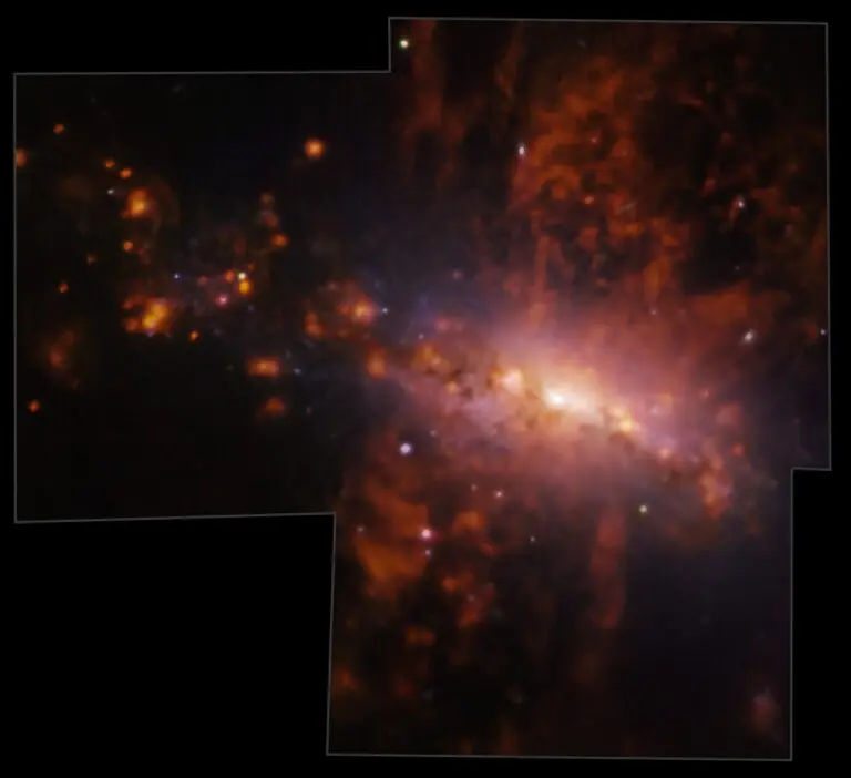 galassia ngc 4383 inquinamento esplosione galassia