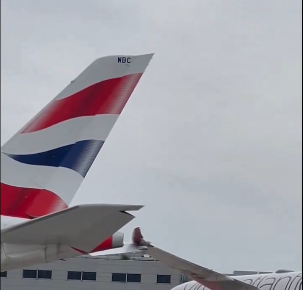 incidente aerei heathrow