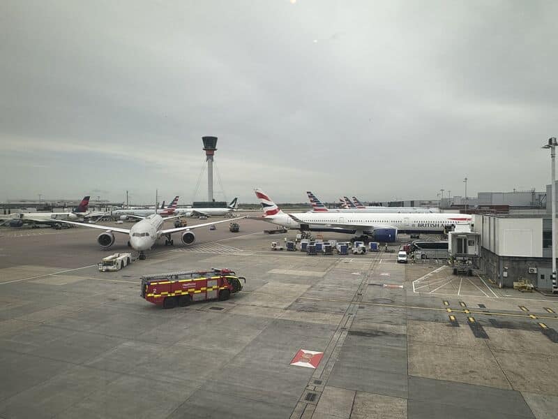 incidente aerei heathrow