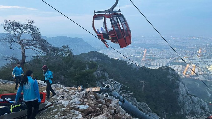 incidente funivia turchia