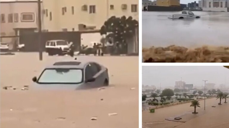 inondazioni arabia saudita