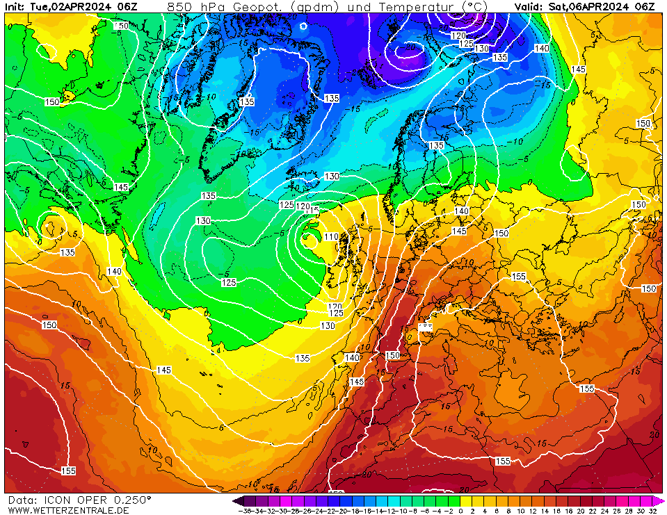 meteo sabato 6 aprile