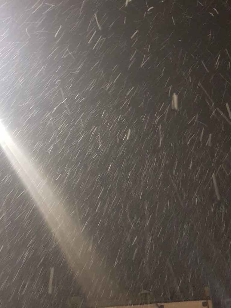 neve abruzzo notte