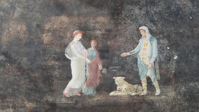 pompei guerra troia scavi