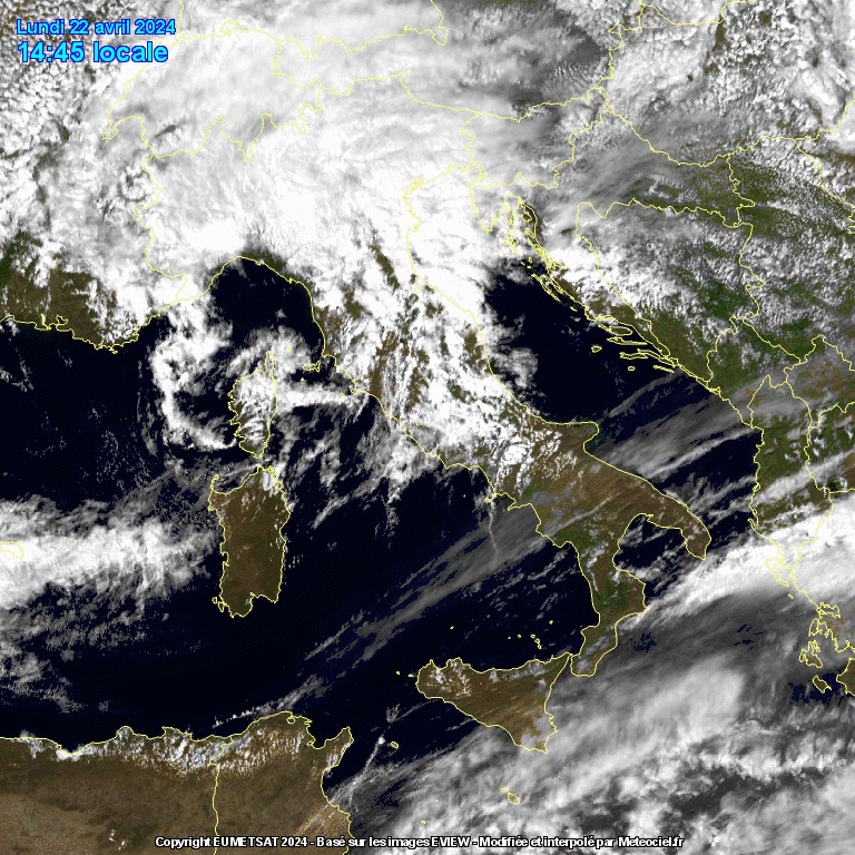 satelliti meteo animati 22 aprile 2024