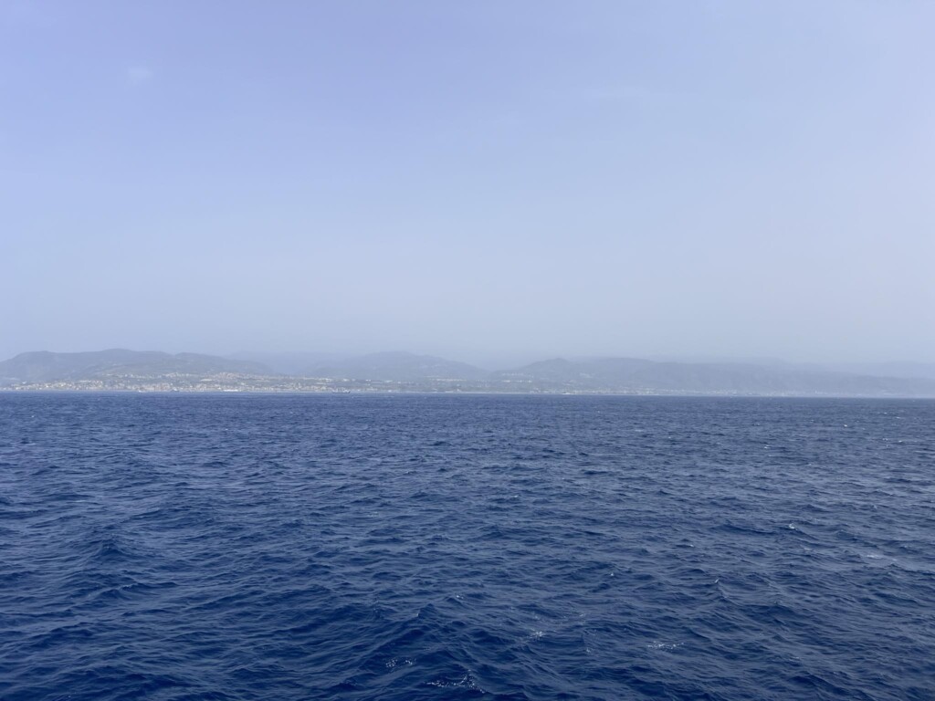 stretto di messina sabbia del sahara