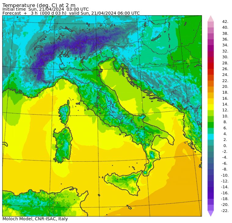 temperature minime