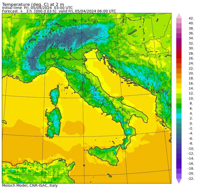 temperature minine