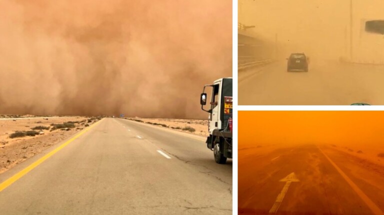 tempesta di sabbia libia