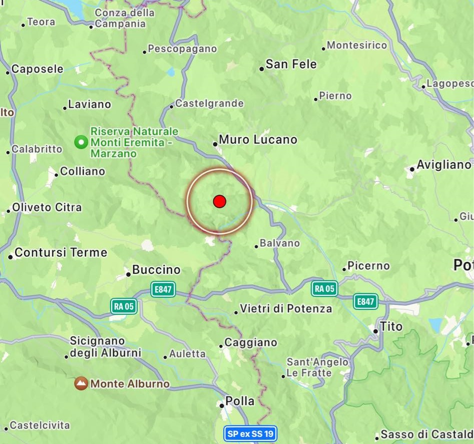 terremoto basilicata campania