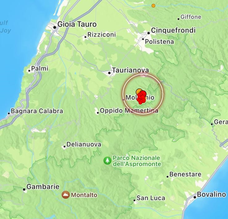 terremoto cittanova calabria