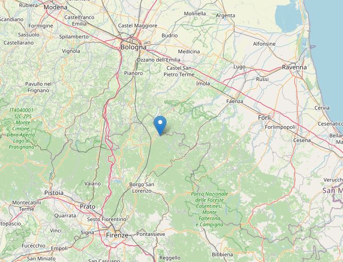 terremoto firenze palazzuolo sul senio
