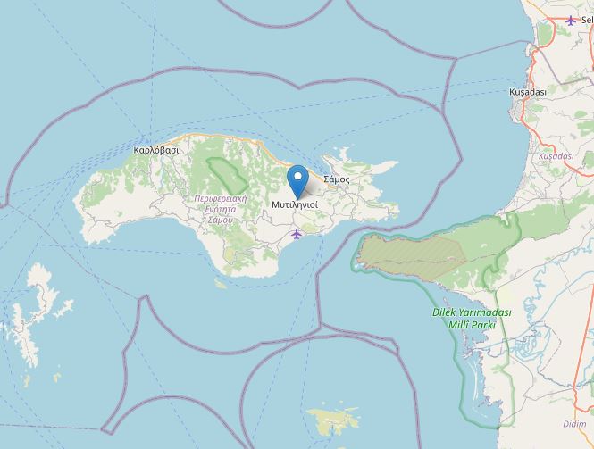 terremoto grecia oggi samo