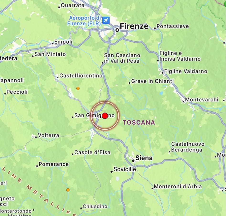 terremoto poggibonsi toscana