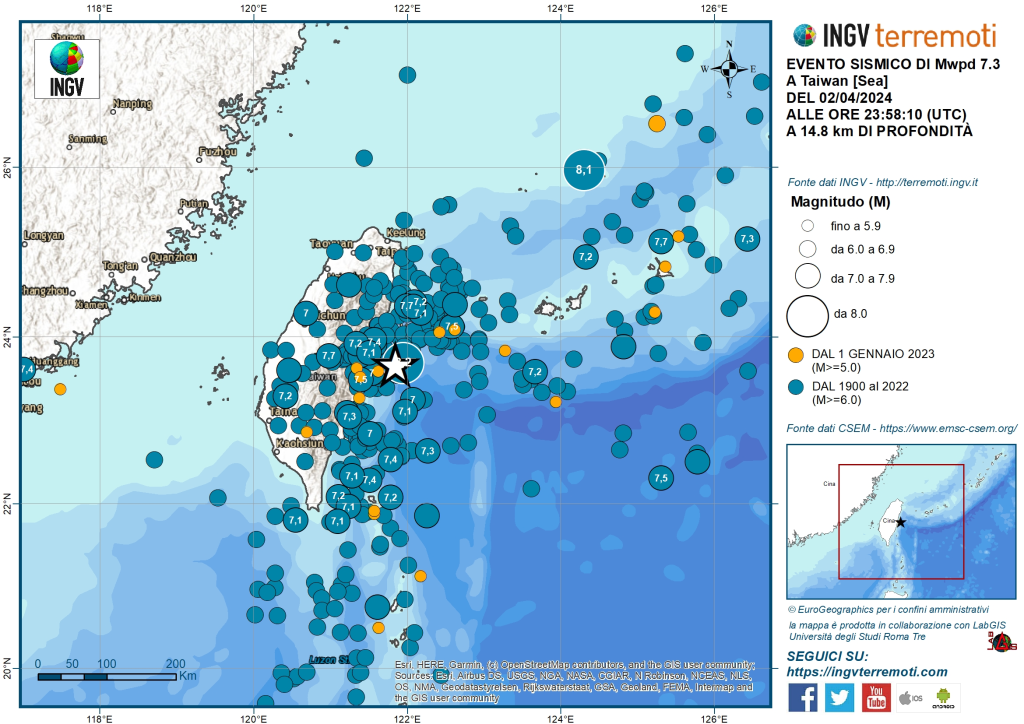 terremoto taiwan