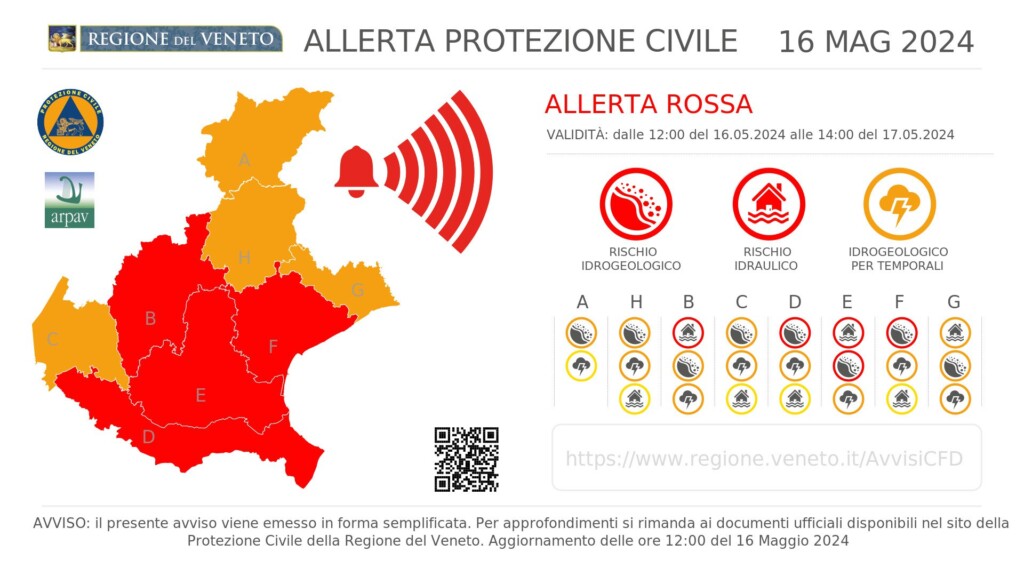 allerta meteo Veneto